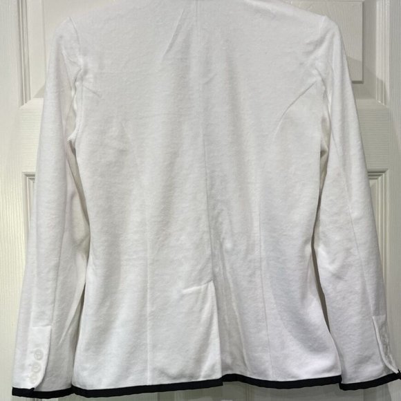 BOSTON PROPER TERRY BLAZER SIZE: 2 - Picture 5 of 5